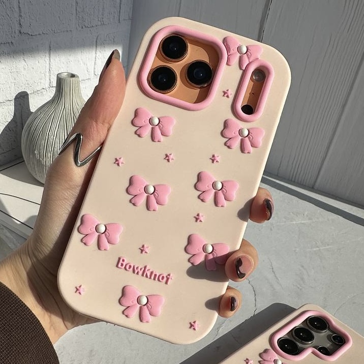 قاب پاپیون صورتی سیلیکونی